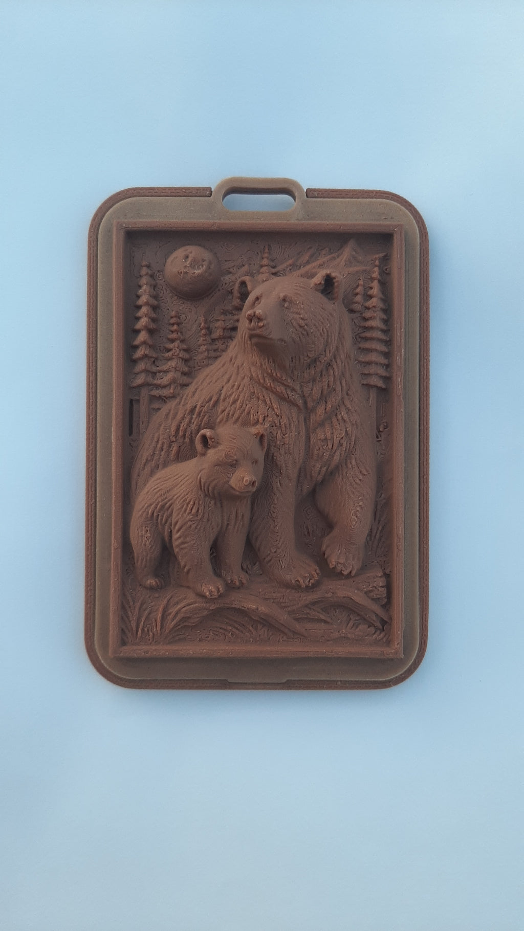 Mama Bear & Cub Relief Card Holder