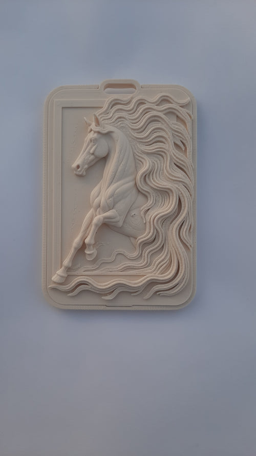 Graceful Horse Relief Card Holder