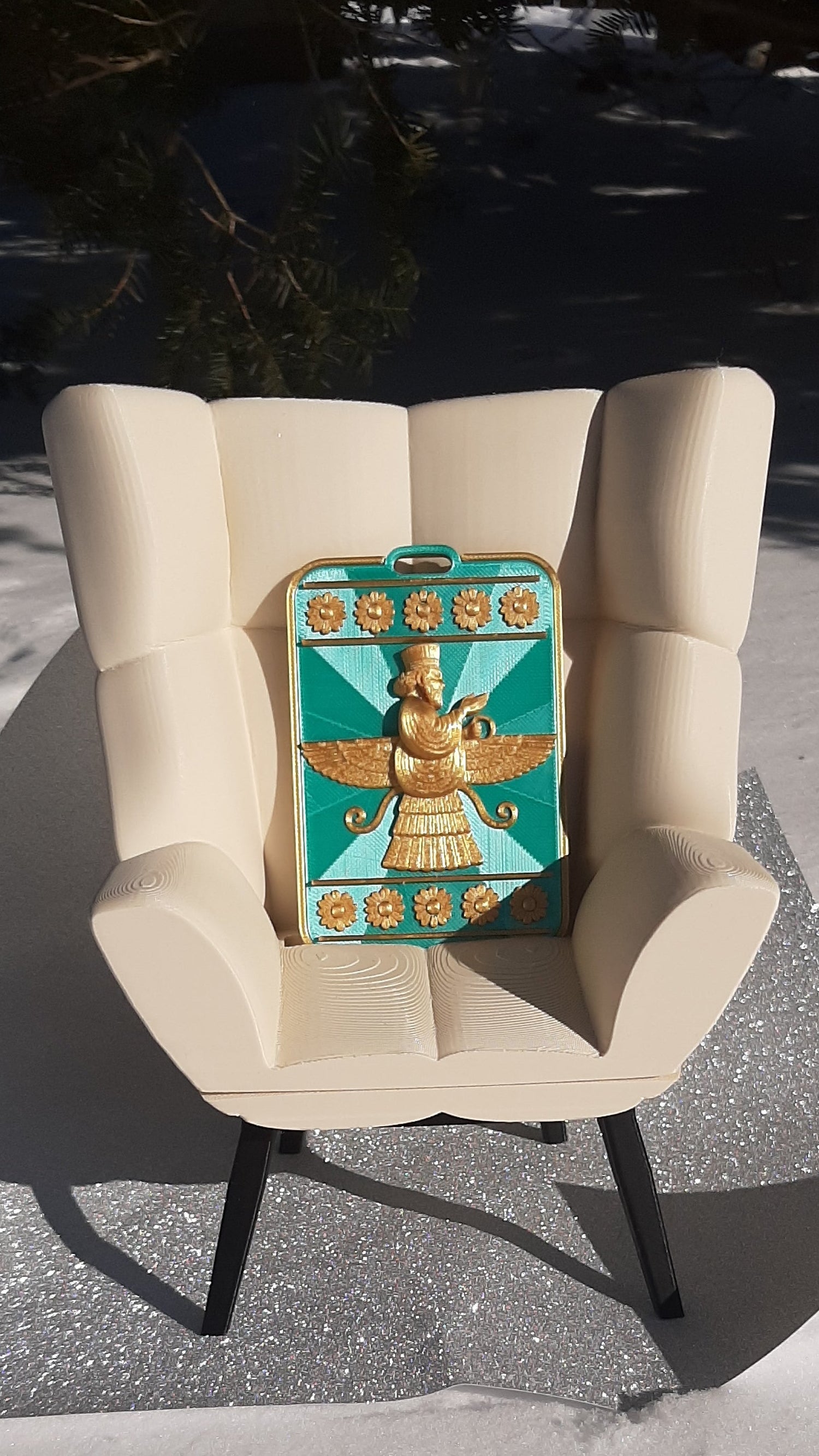 Faravahar Relief Card Holder