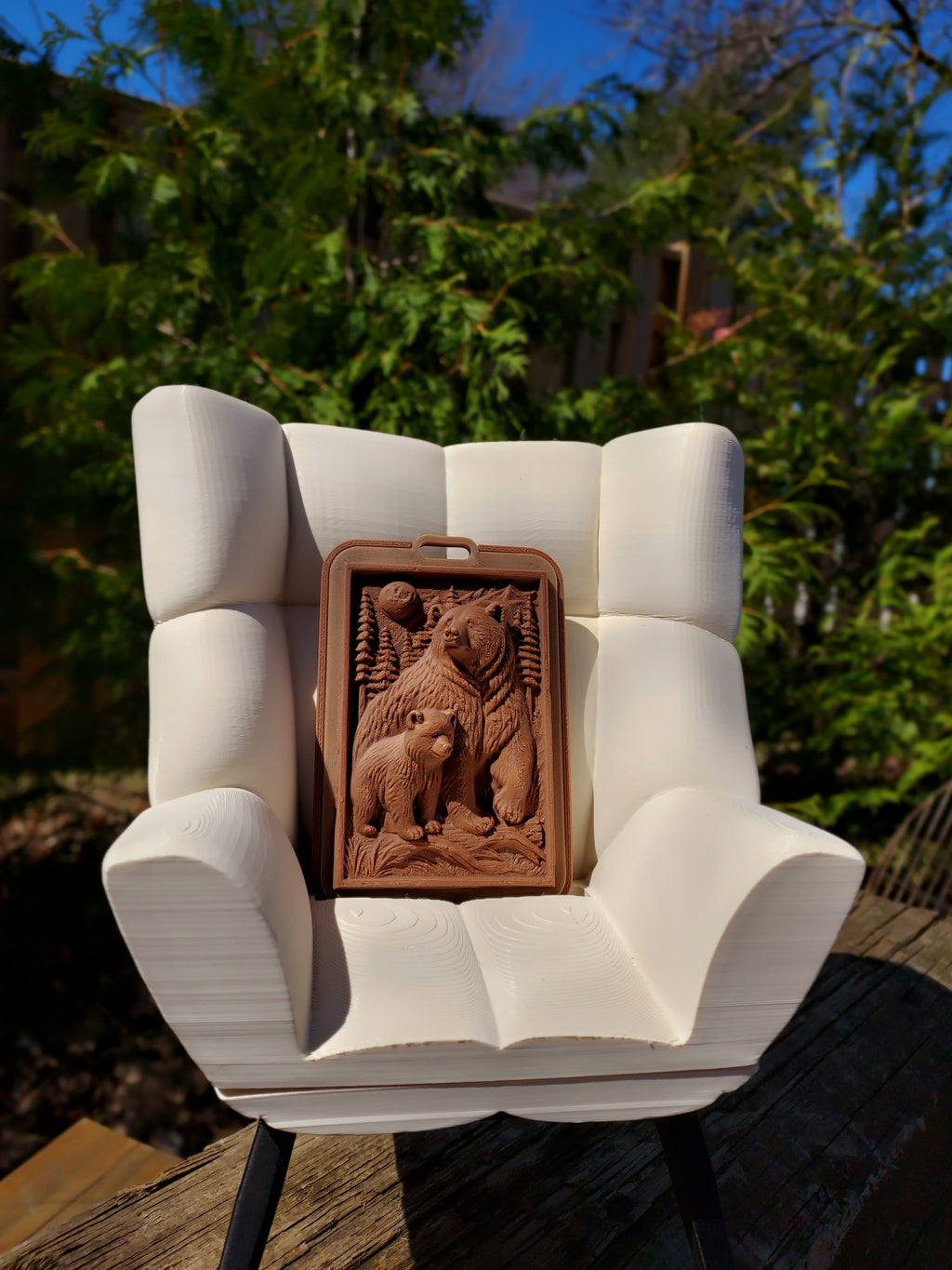 Mama Bear & Cub Relief Card Holder