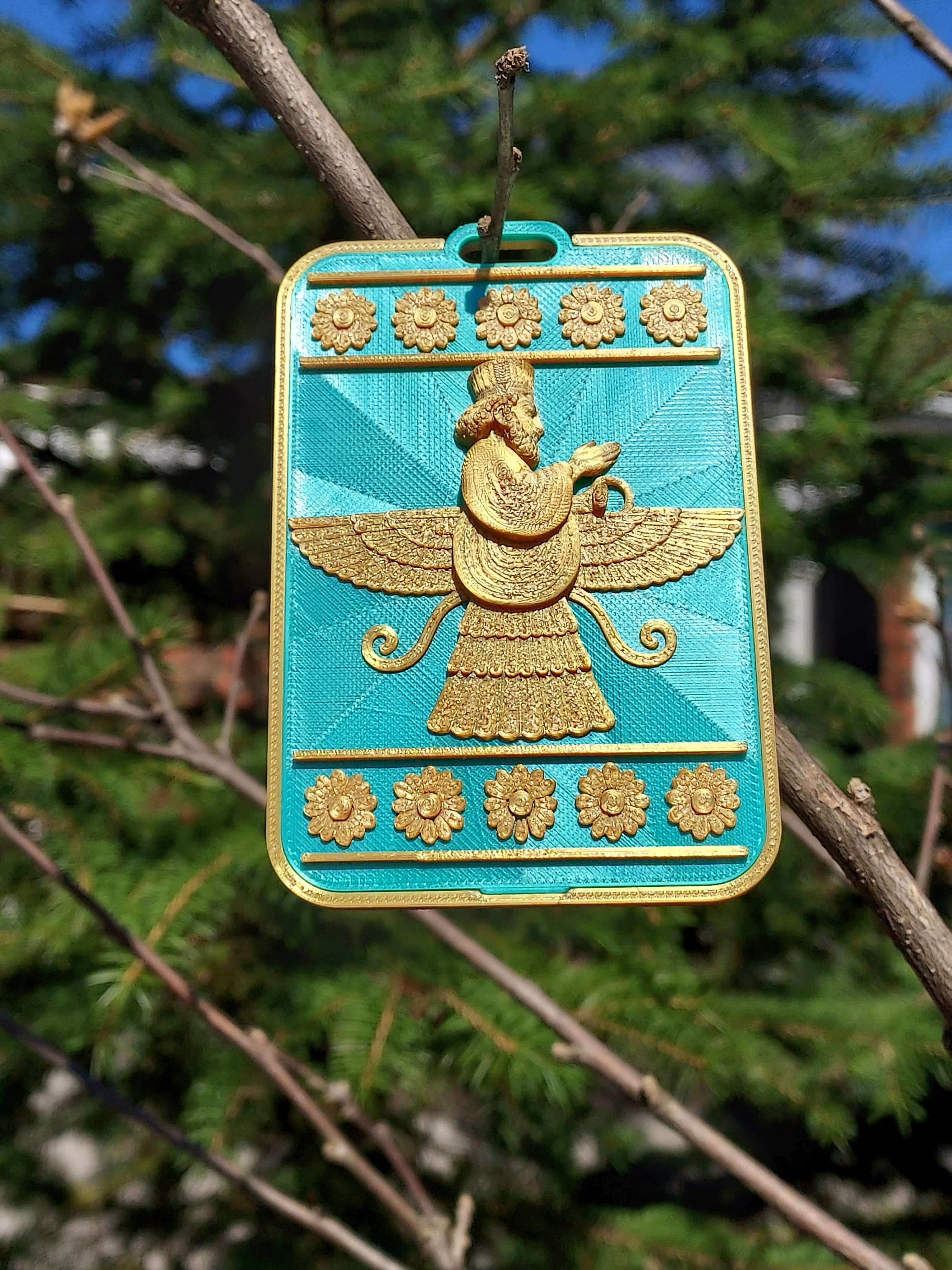 Faravahar Relief Card Holder