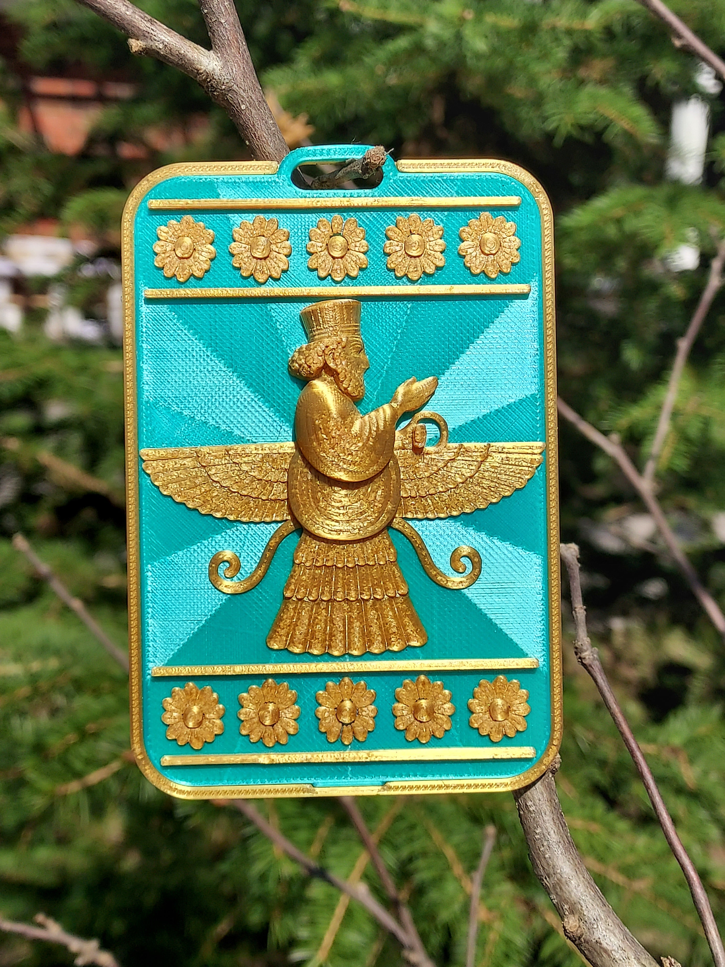 Faravahar Relief Card Holder