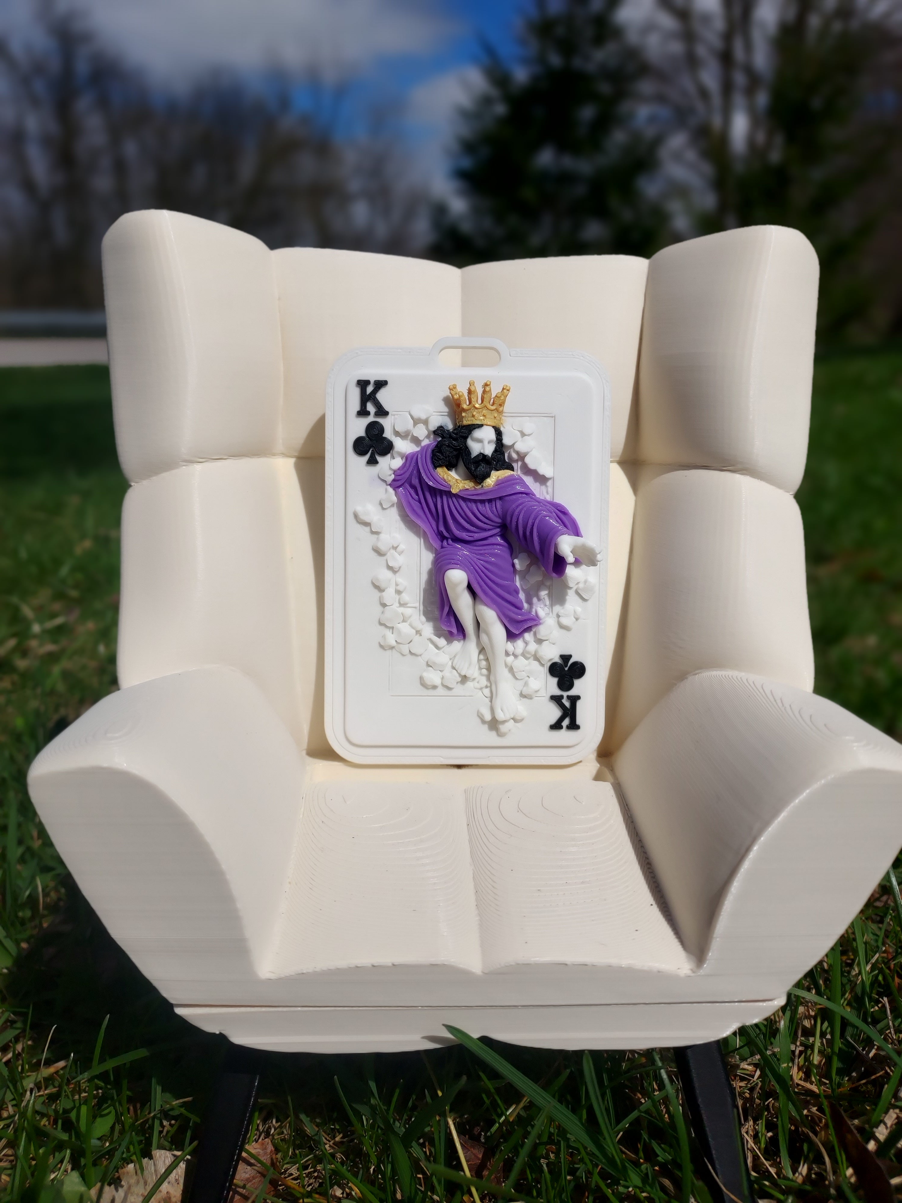 King of Clubs Breakout Card Holder
