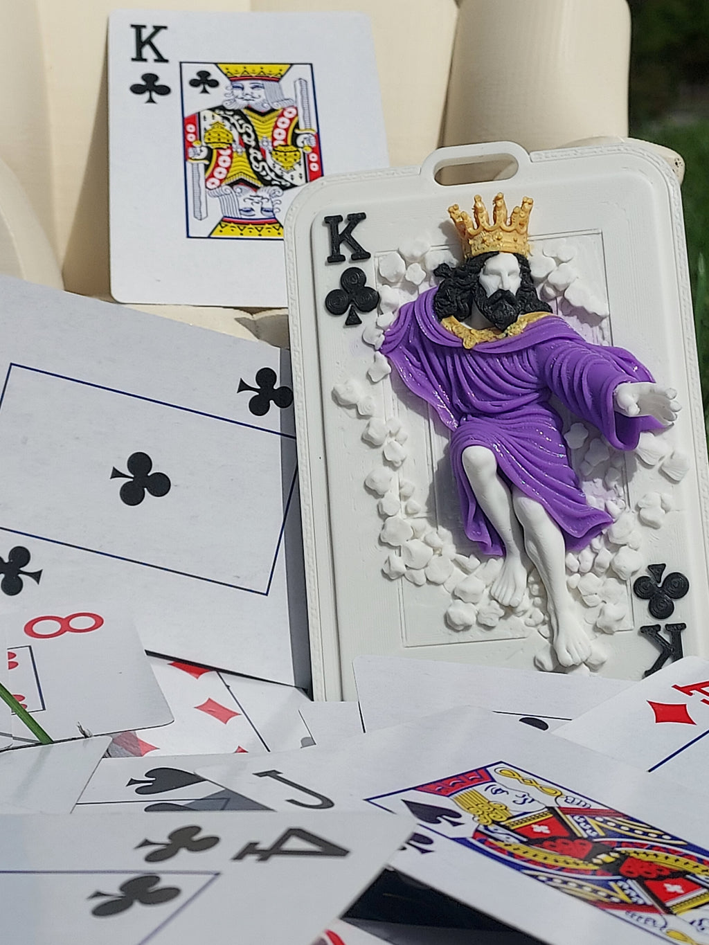 King of Clubs Breakout Card Holder