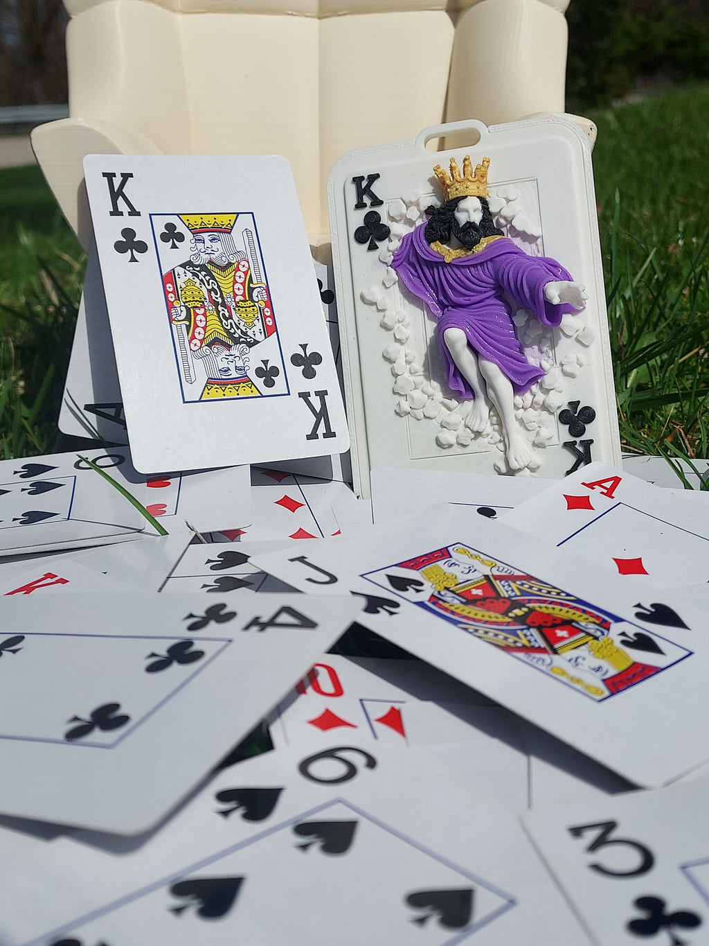 King of Clubs Breakout Card Holder