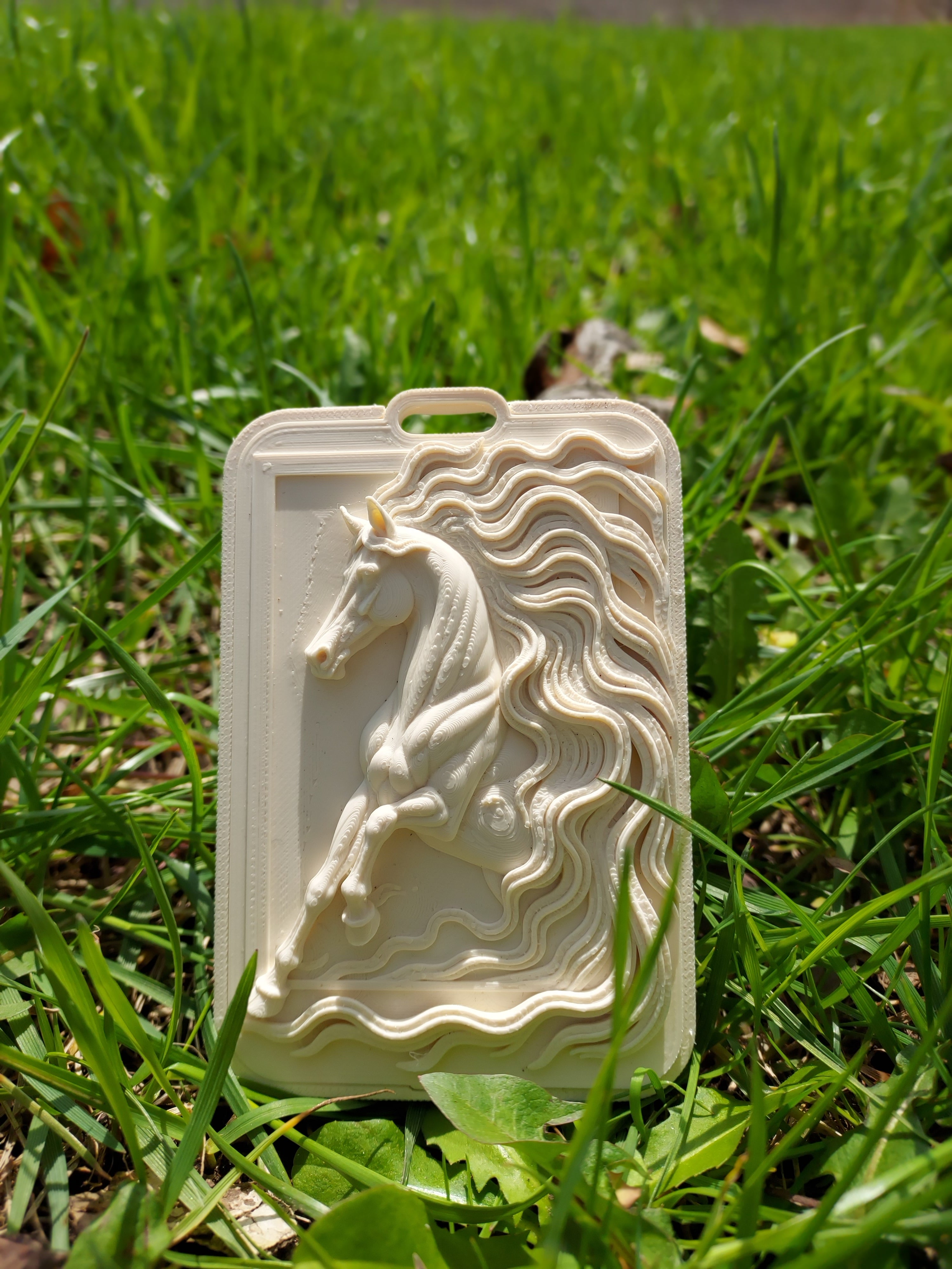 Graceful Horse Relief Card Holder